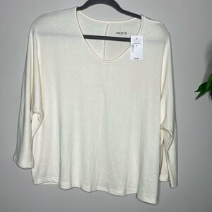 Ricki’s 3/4 Sleeve Scoop Neck Sweater